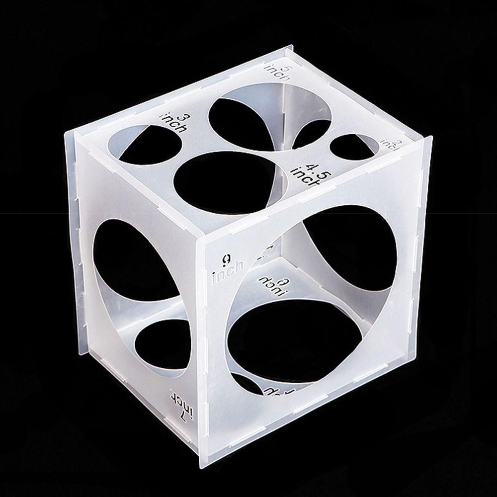 Plastic Balloons Size Measurement Tool Balloon Size Measuring Box  Column Balloon Decoration