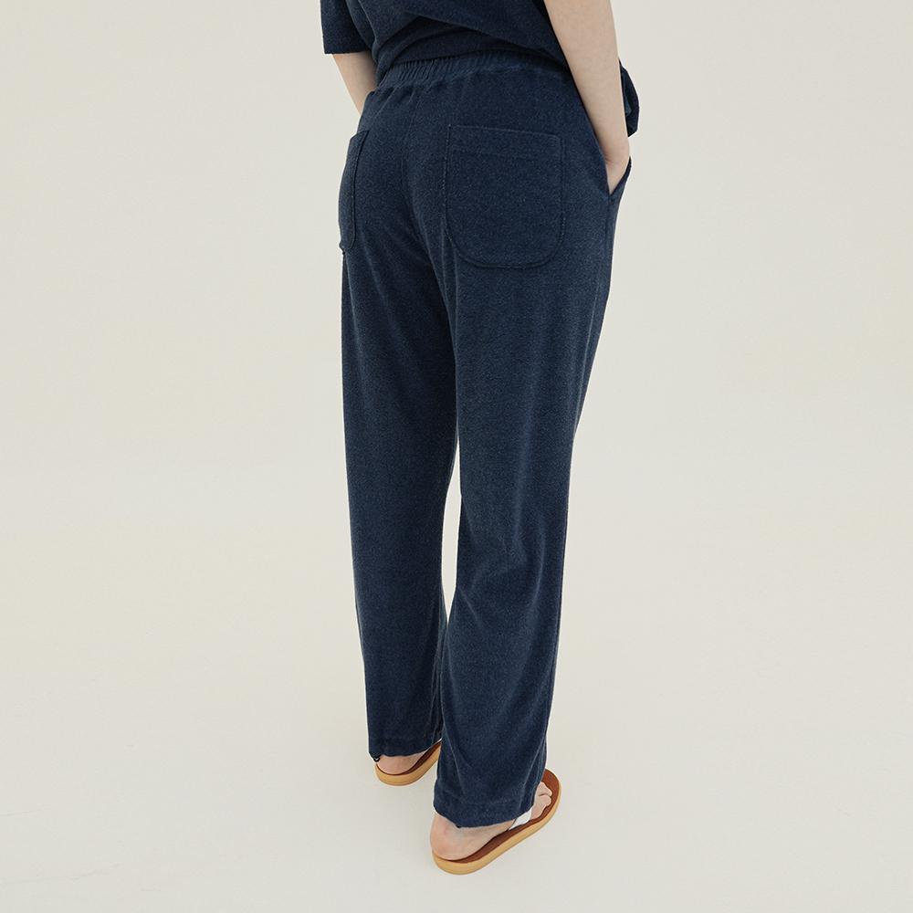 CHIQUITA Terry Pants Navy 250705Nv