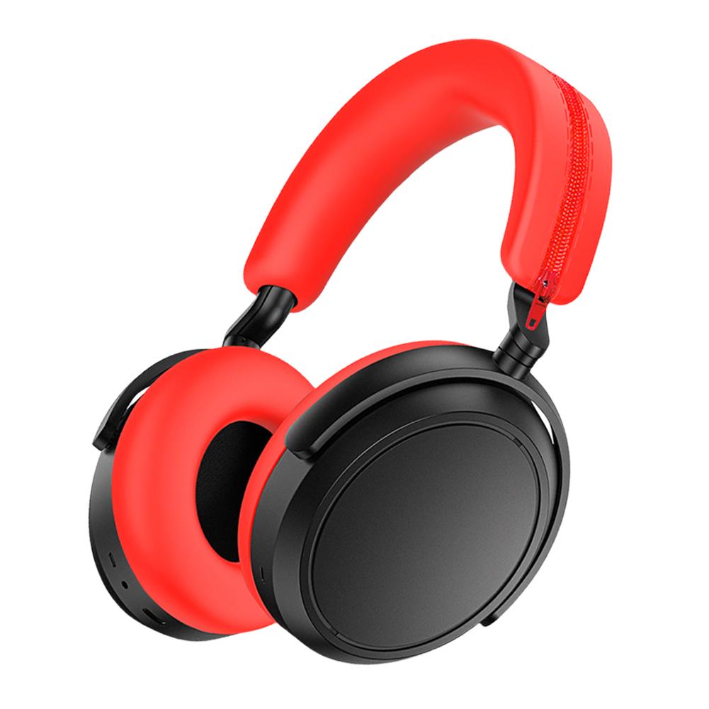Silikon Kulaklık Kılıfı Yumuşak Kulak Yastıkları Kafa Bandı Kılıfı Kulaklık Kabı Kapağı Sennheiser MOMENTUM 4 Kulaklıklar için