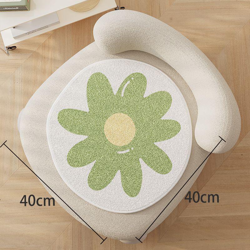 Autumn Plush Non-Slip Butt Pad, Winter Imitation Cashmere Thickened Cushion, Dormitory Student Classroom Stool Cushion
