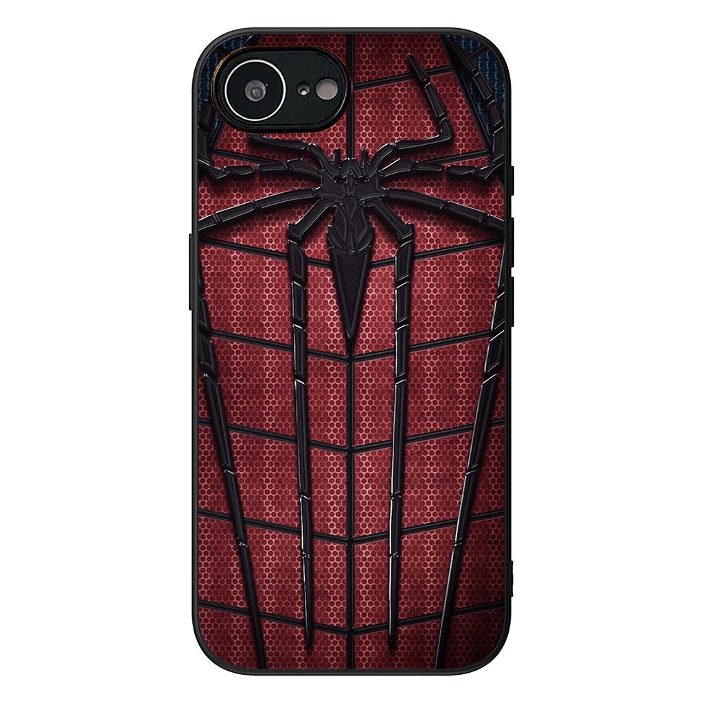 Logo Marvel Uomo Ragno Spiderman Cover Custodia per Telefono per Apple iPhone 17 16 11 Pro XS Max XR 6 7 8 Plus 16E SE 2020 Air 5 SE2