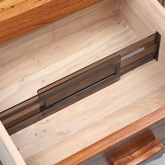 Separator de sertare transparent, lungime reglabilă, durabilitate ridicată, instalare simplă, separator de sertare extensibil