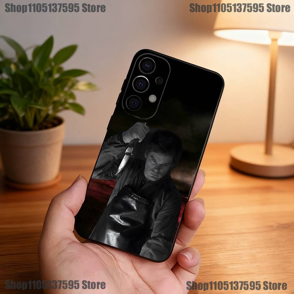 D-Dexter Morgan Phone Case For Samsung S25,S24,S21,S22,S23,S30,Ultra,S20,Plus,Fe,Lite,5G Black Cover
