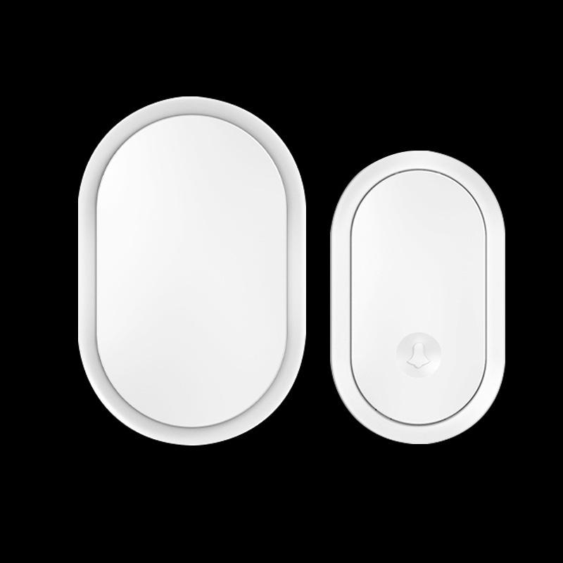 Wireless Battery-Powered Waterproof Doorbell with DC Power Option