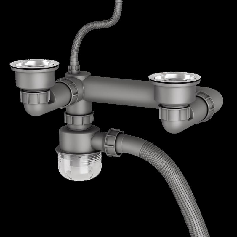 ARROW Double Sink Drain Pipe