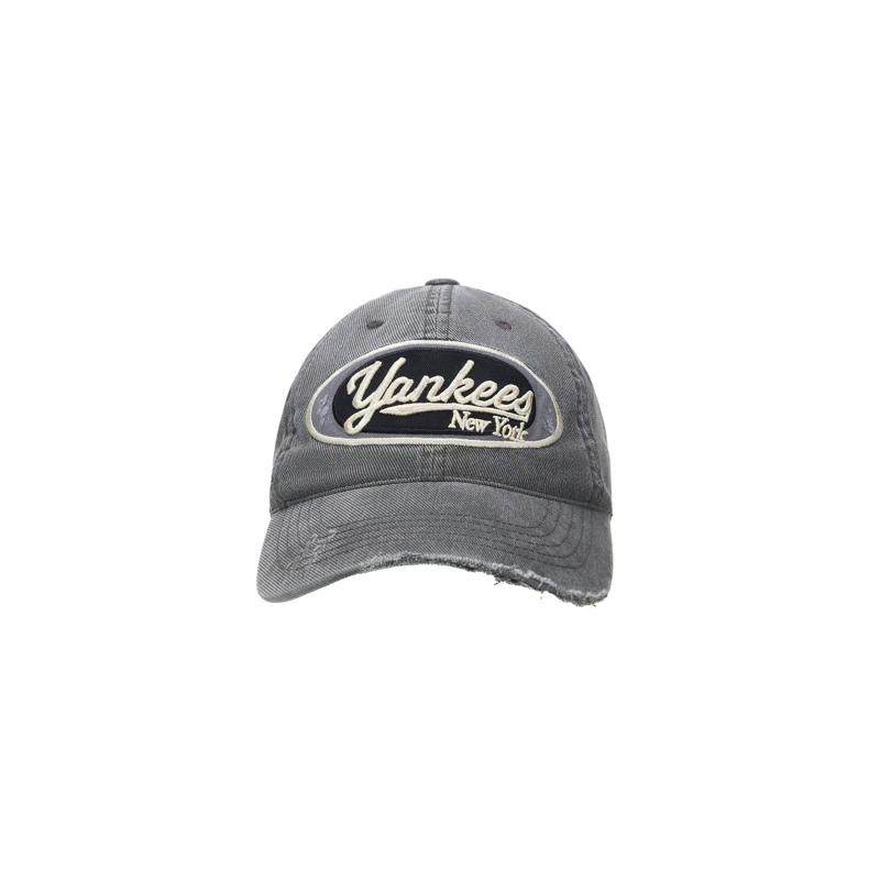 MLB New York Yankees Cotton Baseball Caps Unisex Gray Fashion 3ACPV265N-50CGS