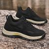 Men's Breathable Genuine Leather & Mesh Hidden Elevator Casual Sneakers Lift Outdoor Sports Work Hiking Height Increasing Shoes