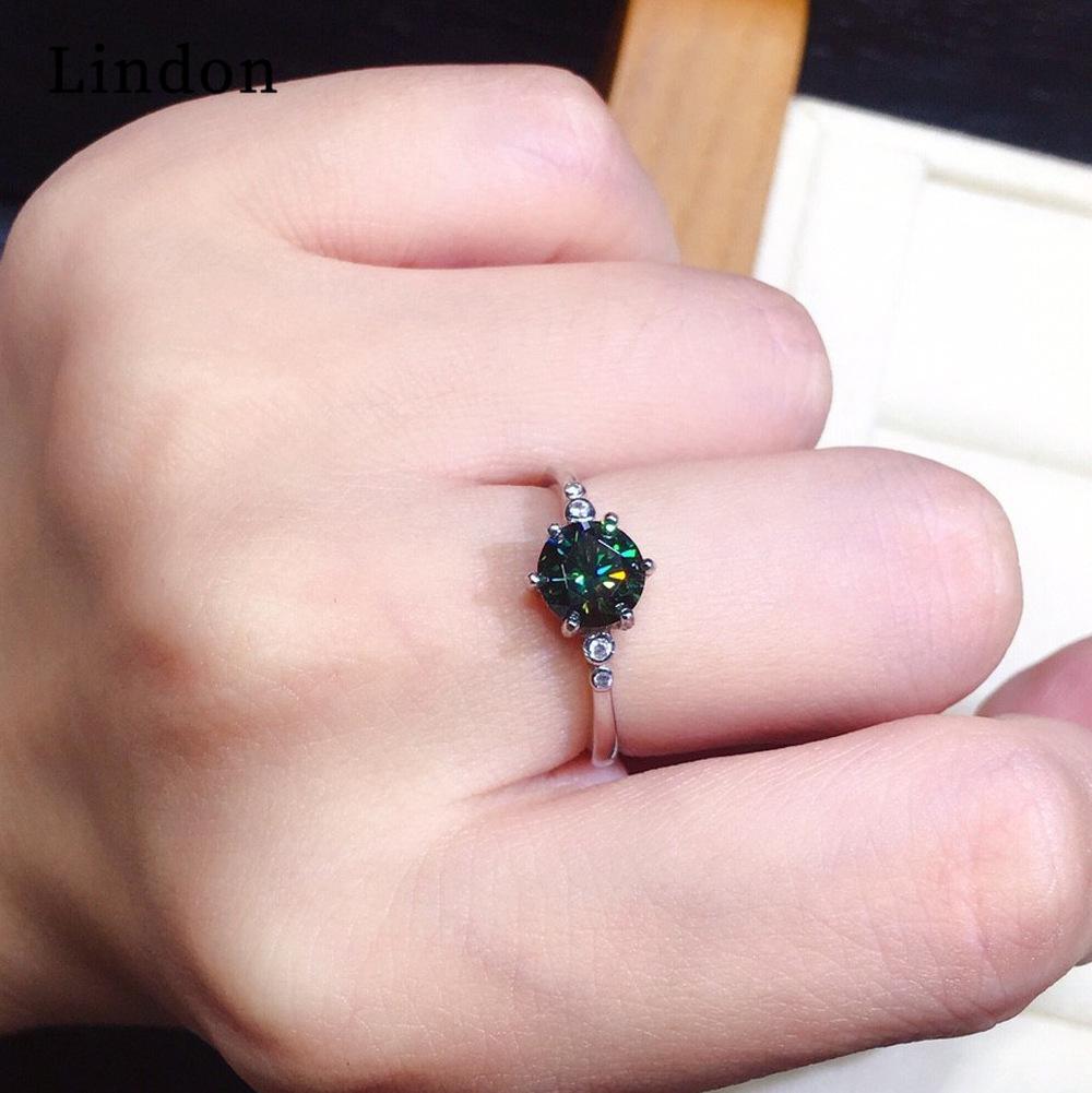 Lindon Classic  Zircon Ring Ladies Jewelry Wedding Promise Party Gift