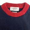 THOM BROWNE Knit Wool Sweater Navy Wool Women Used