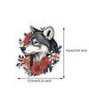 Car Stickers Flower Wolf Waterproof Vinyl Decals Auto Body Window Bumper Decor Motorcycle Helmet Stickers TM312