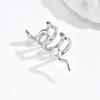 Niche Serpentine Wrapped Ear Clip Niche Light Luxury High End Spirit Snake No Ear Hole Ear Bone Clip Ear Hanging Earrings