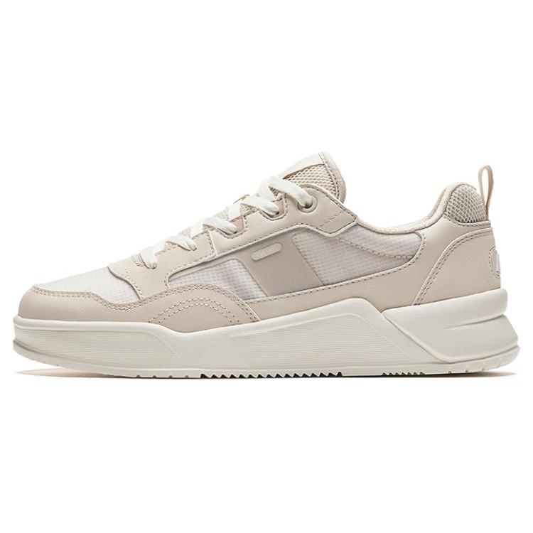 New Anta Glue Elastic Height Increasing Breathable Low Top Skateboard Shoes Women's Gray 922428003-2