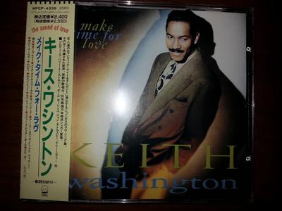 CD KEITH WASHINGTON Make Time For Love WPCP4339 Qwest Records 2021 Japan Dans Electronica Gebruikt