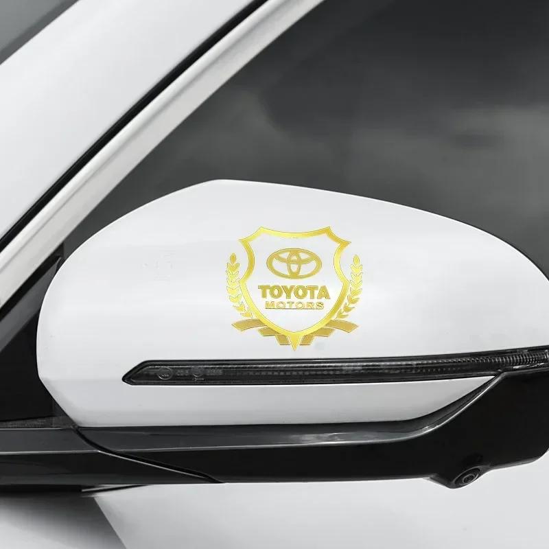 Car Stickers Wheat Badge Sticker Auto Body Side Window Trunk Decorative for Toyota Trd GR Corolla Avensis Yaris Rav4 Hilux Auris Camry
