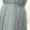 Carved Hollow Out Chain Belts Metal High Waist Belt Retro Waist Chain  for Women Dress