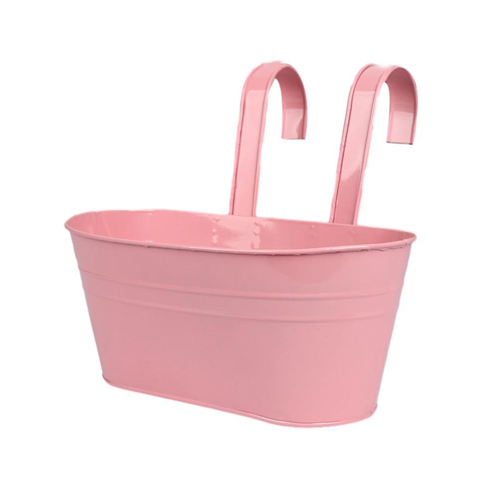 Solid Color Wall Hanging Flower Pots Self Watering Lazy Flower Pot