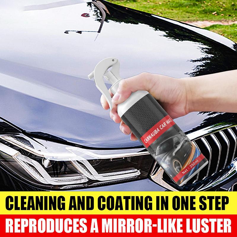 Car Shine Spray Exterior Multifunctional Spray Coating Agent Car Wax Polish Spray Portable Car Wax Ceramic Coating Coating