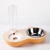 Bowl With Double Antiknockover Cat Automatic Water Dispenser