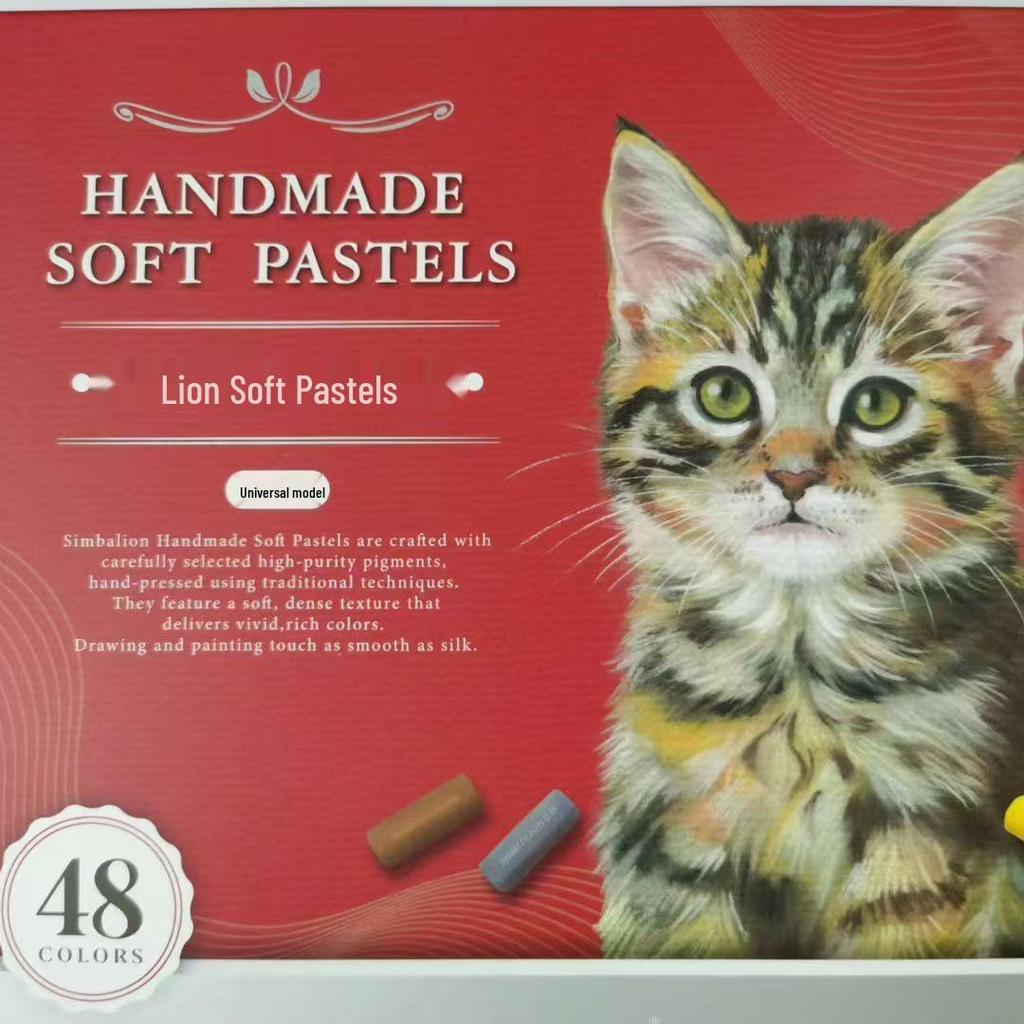 Lion Soft Pastels: Chalk Color Sticks for Drawing, Makeup, and Sketching - Blackboard Crayons.