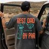 Best Dad By Parcotton Shirt Dad Golf Tshirt Fathers Day Gift Funny Golf Club Tee