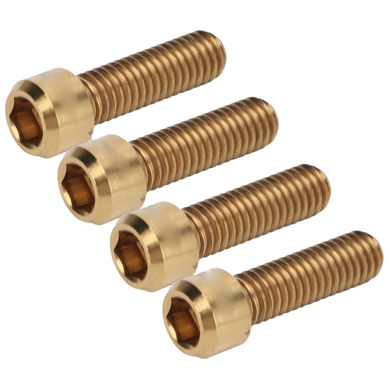 

4 шт. RISK M6 X 20 мм для горного велосипеда, фиксированный винт, титановый сплав, шатуны для велосипеда, винт, диск