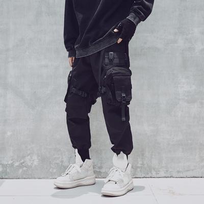 Pants Men's Outdoor Punk Hip Hop Joggers Street Casual Sport Trousers