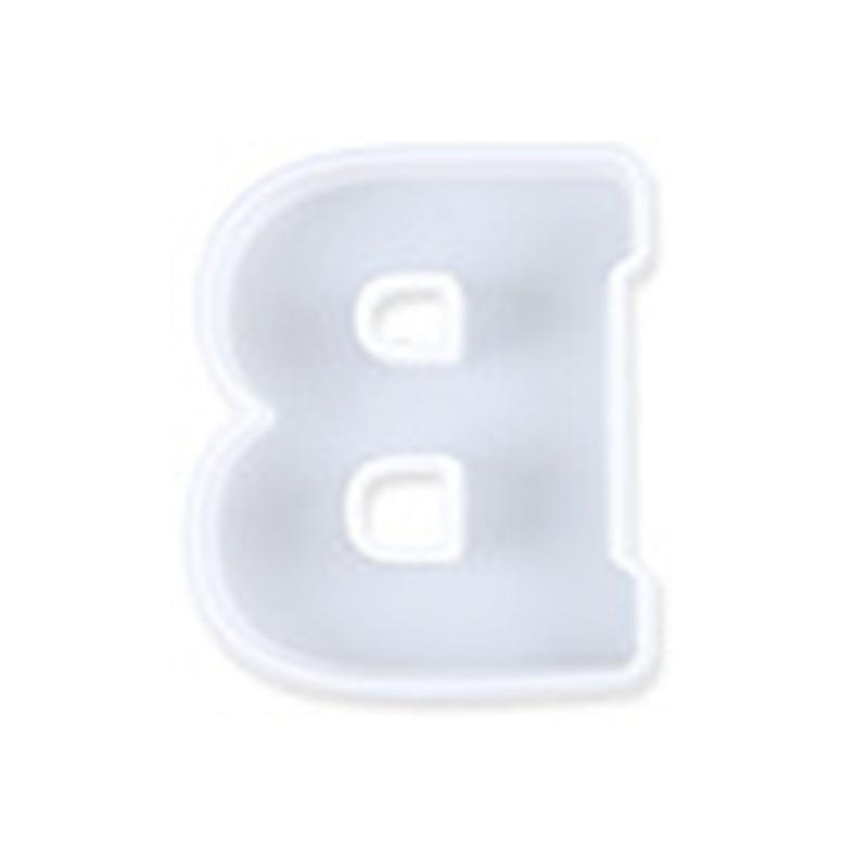 Alphabet Silicone Casting Mould Resin Letter Mold Keychain Pendant Capital Table Ornament Epoxy Mold DIY Jewelry Craft