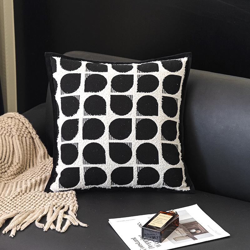 Vintage Light Luxury Chenille Sofa Pillowcase Cojines Soft Decoration Home Throw Cushion Cover Headboard Pillow Covers 45x45cm