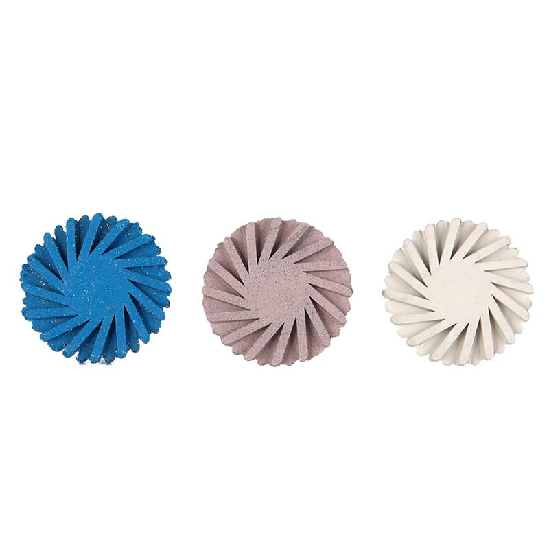 6pcs/set Silicone Polishing Disc Diamond RA Composite Ceramic Zirconia Polishers Sets