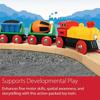 BRIO Battery Powered Action Train 33319 Wooden Toy for Ages 3 and Up Educational Gift for Birthdays and Christmas