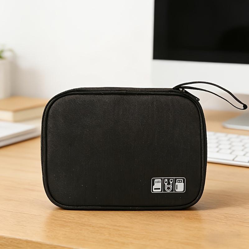 Travel Cable Organizer and Electronic Accessory Bag - Multifunctional Pocket-Sized Tech Gear Pouch for Chargers, USB Data Cables, Headphones