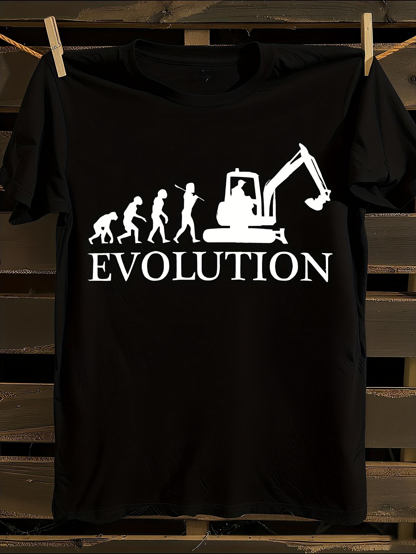 Evolution of Man Graphic T-shirt M