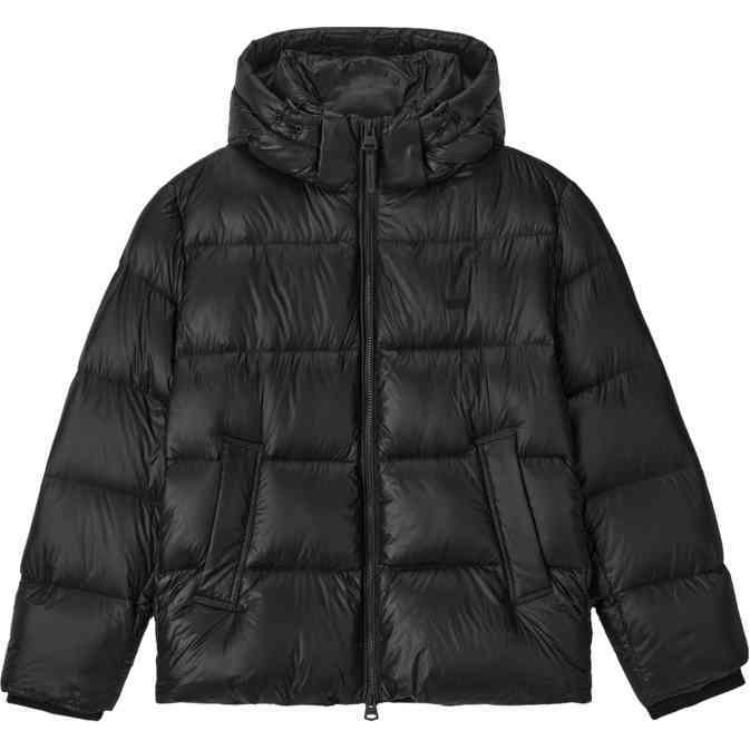 Levis Minimalist Soft Fashionable Comfortable Padded Down Jacket Men Outerwear Blue Black 002ND-0000
