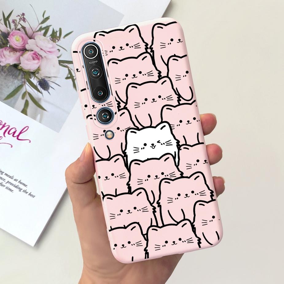For Xiaomi Mi 10 Pro Case Cute Fashion Painted Cover Soft TPU Shockproof Phone Case For Xiaomi Mi 10 Lite Mi10 Pro 5G Full Coque