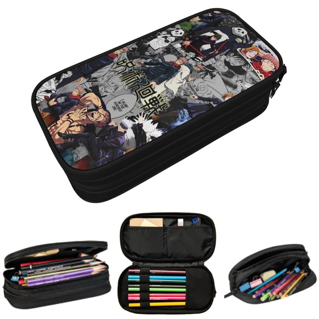 Jujutsu Kaisen Sukuna Astuccio Anime per Bambini Regali Porta Penne Sacca Portapenne Materiale di Cancelleria Borsa Porta Penne