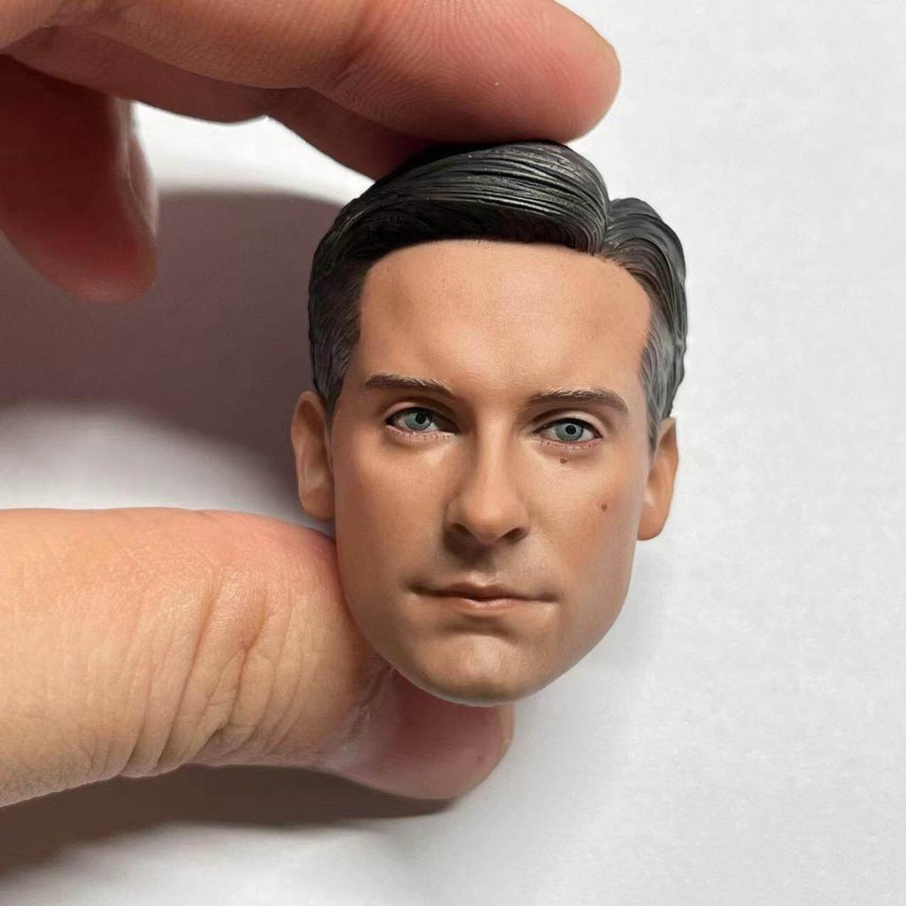 1/6 Male Head Sculpt,Tobey Maguire/Peter Parker/James Franco/Tom Holland/Jake Gyllenhaal /William Dafoe for 12inch Action Figure