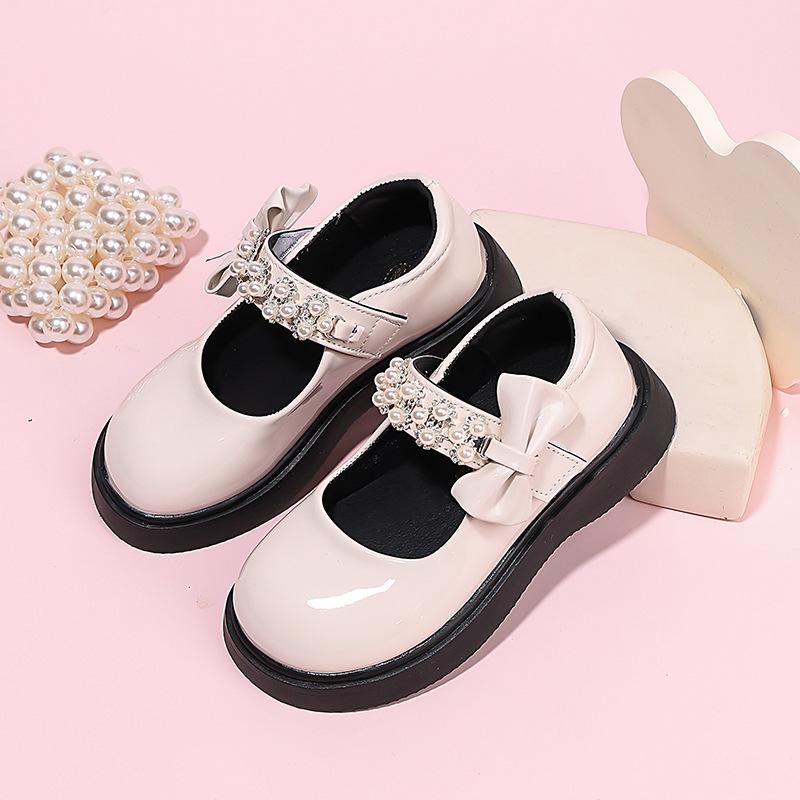 Nuova Moda Autunnale Versatili Scarpe da Ragazza in Pelle Morbida Comode Stile Britannico