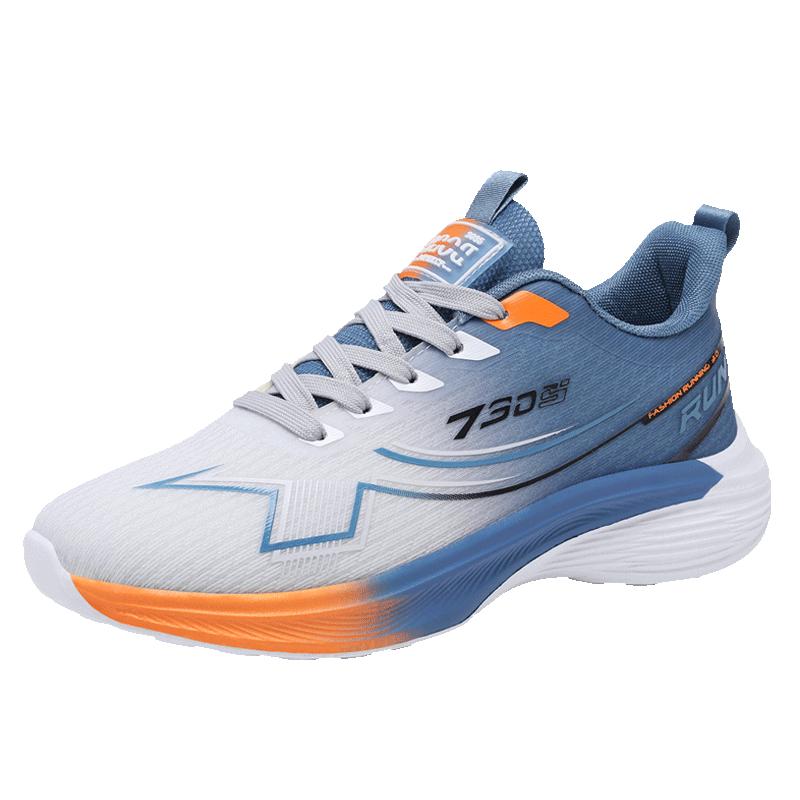 Fashion Mens Sports Shoes Thick Sole Running Shoes Breathable High Quality Soft Sole Outdoor Sports Leisure Mesh Men's Running Shoes