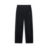 Li Ning Sports Lifestyle Series Embroidered Letter Logo Straight Leg Knit Sports Pants Women Bottoms AKLVA04-4