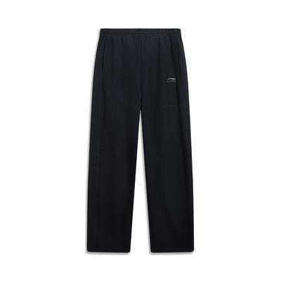 Li Ning Sports Lifestyle Serie Besticktes Buchstabenlogo Gerade Bein Stricksporthose Damen Unterteile AKLVA04-4