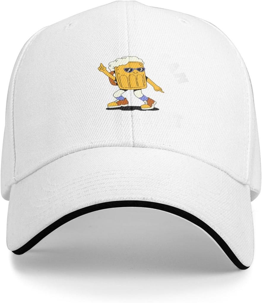 Beer Can Not Beer Cant Funny Drinking Baseball Cap Polyester Adult Unisex Outdoor Adjustable Hat