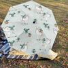 1PC Llama Cactus Automatic Open/Close Umbrella Compact Folding Umbrella with 8-Rib Shaft Lightweight Esign, Fashion Lovers1233A