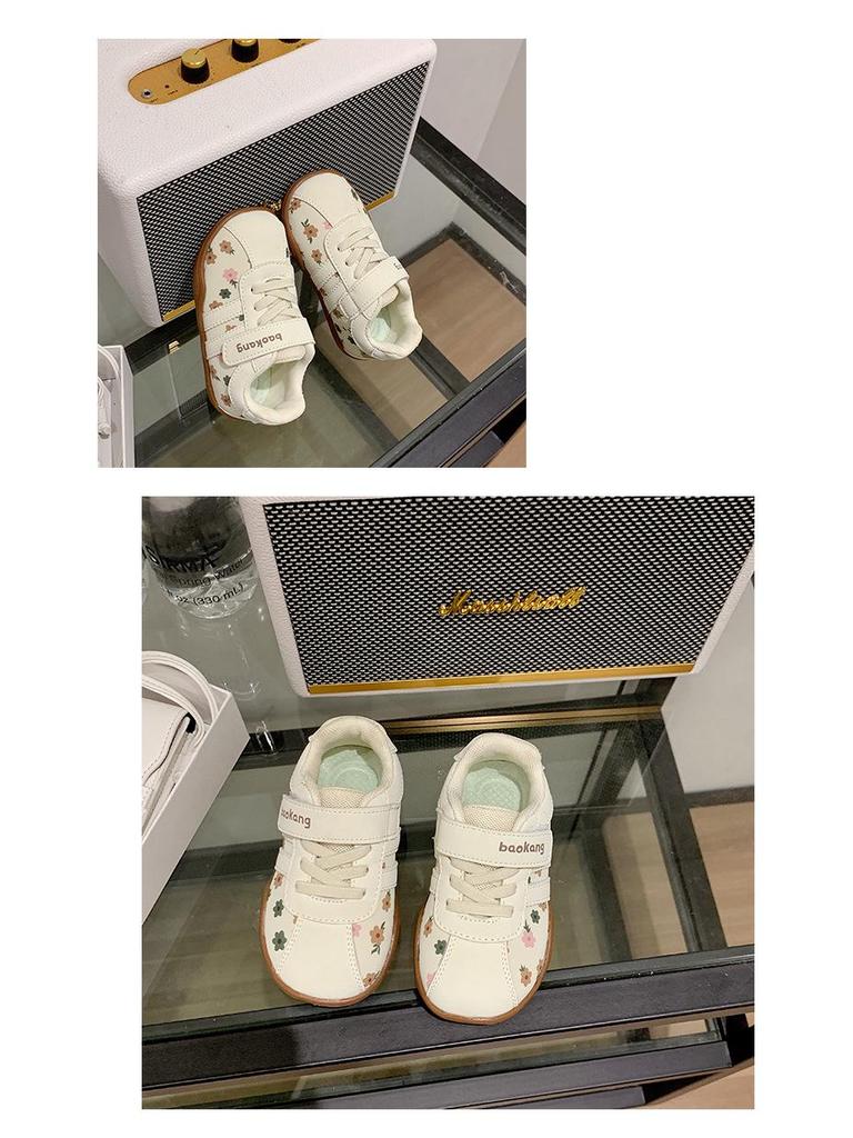 AGAN Girls' Non-Slip Soft Sole Toddler Board Shoes - 2025 Autumn Casual Sport Style