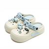 Women S Cute Pony Clogs Summer Thick Sole Non Slip Indoor Outdoor Sandals