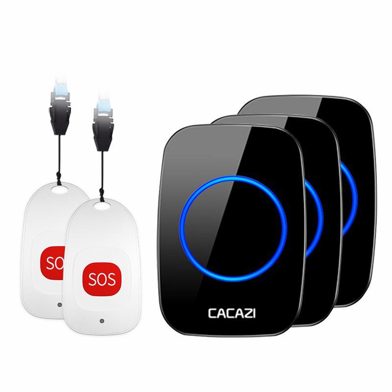 Elderly Wireless Remote Call Bell: Long-Distance Emergency Aid for Home and Patient Use