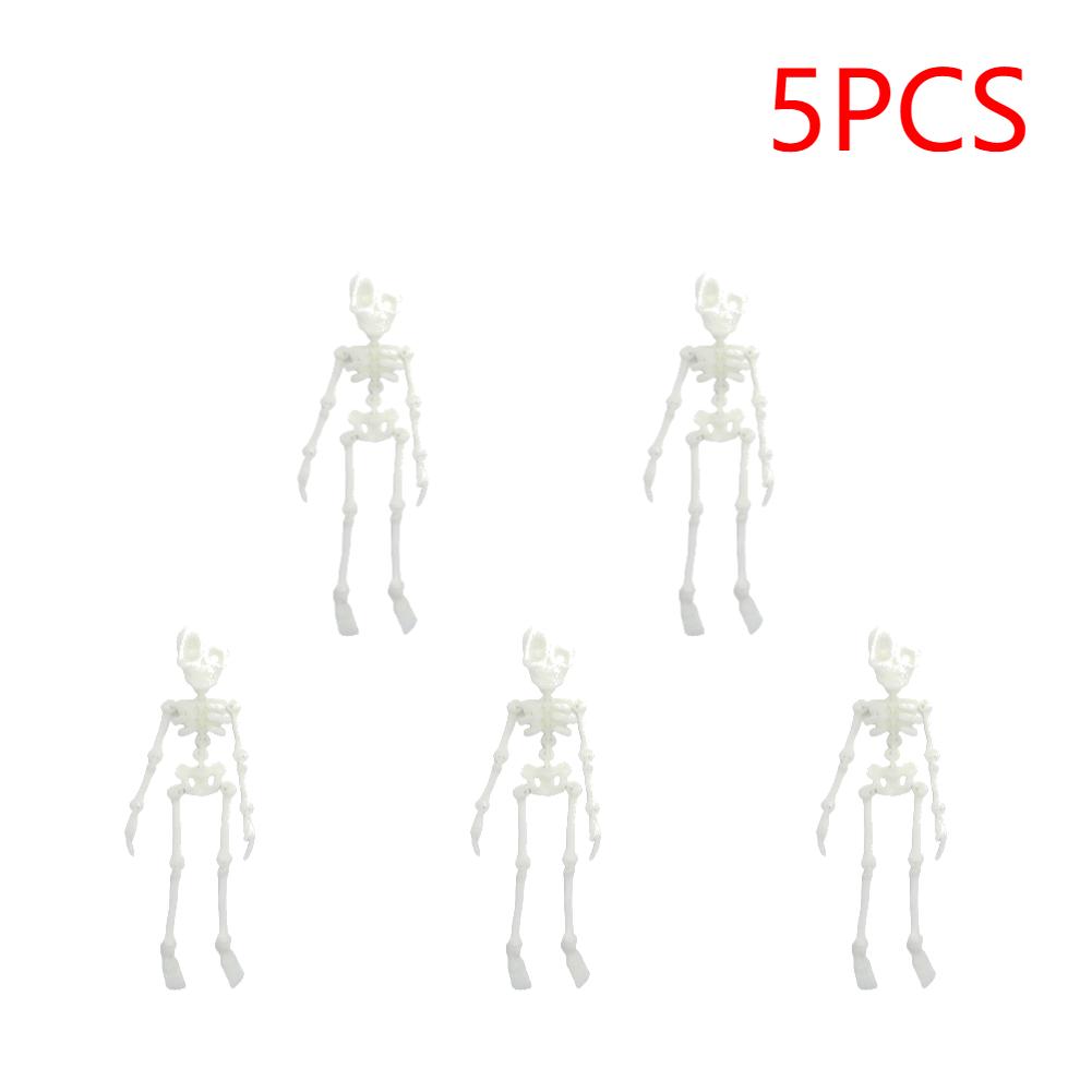 2/5PCS Skeleton Fridge Magnets 3D Printed Magnetic Skull Fridge Magnets Skull Fridge Kitchen OfficeHalloween Funny Decoration