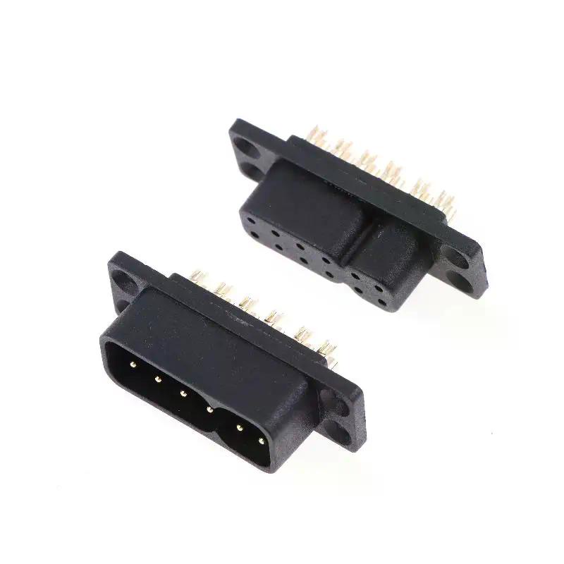 1/5 Pairs 5A Rated Current RC Model Motor Servo Connector 6P/12P Male Female Plug With Anti-Reverse Insertion Function