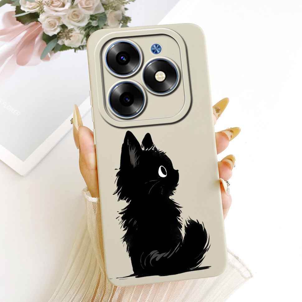 For Itel S23 Plus 4G Case Simple Style Sunset Soft Silicone Back Cover For ITEL S23 Plus 4G Phone Cases Fundas