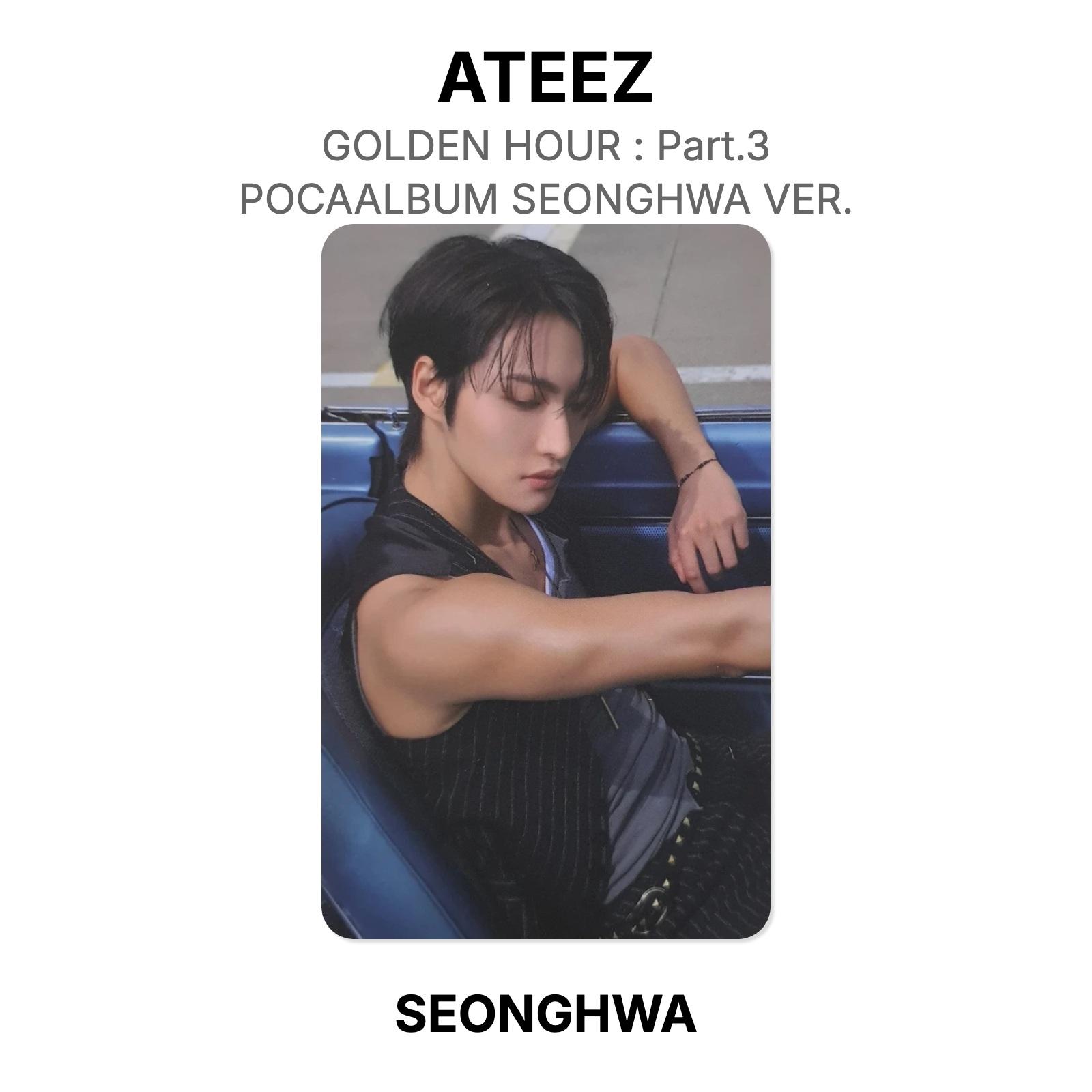 ЗОЛОТОЙ ЧАС ATEEZ : Часть 3 POCAALBUM СЕОНХВА ВЕР. Официальная фотокарта SEONGHWA 02