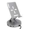 10 in 1 USB C HUB Stand Rotatable Type C Tablet Stand with 4k HD Multimedia Interface USB C 2.0 3.0